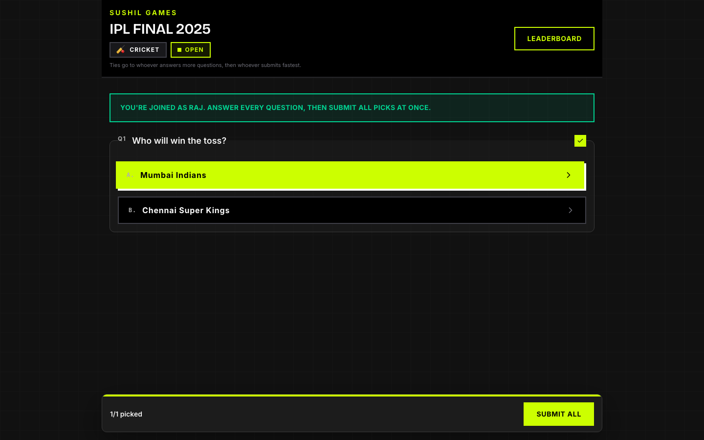 Prediction Game screenshot 3