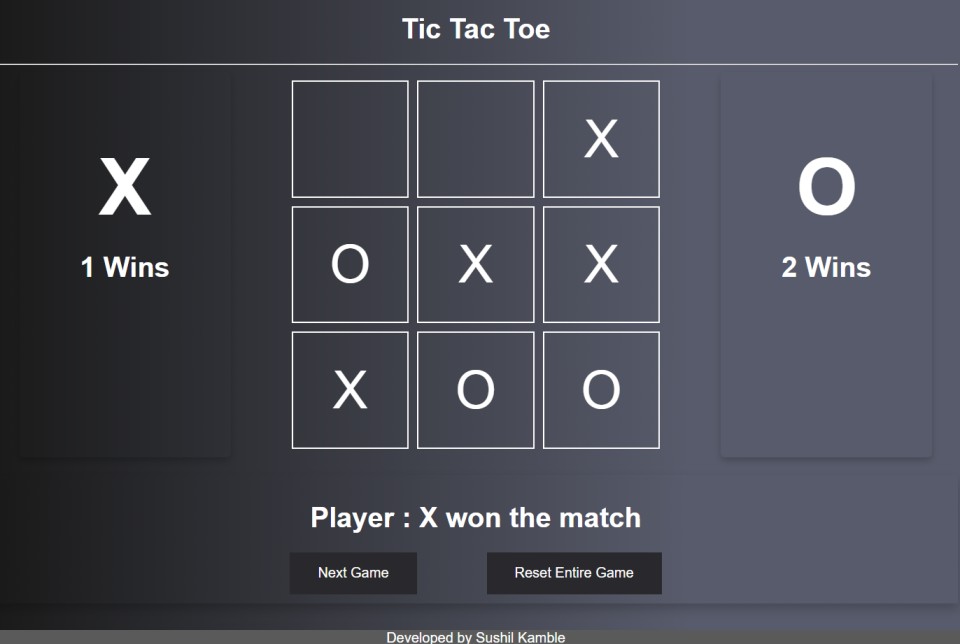 Tic-Tac-Toe screenshot